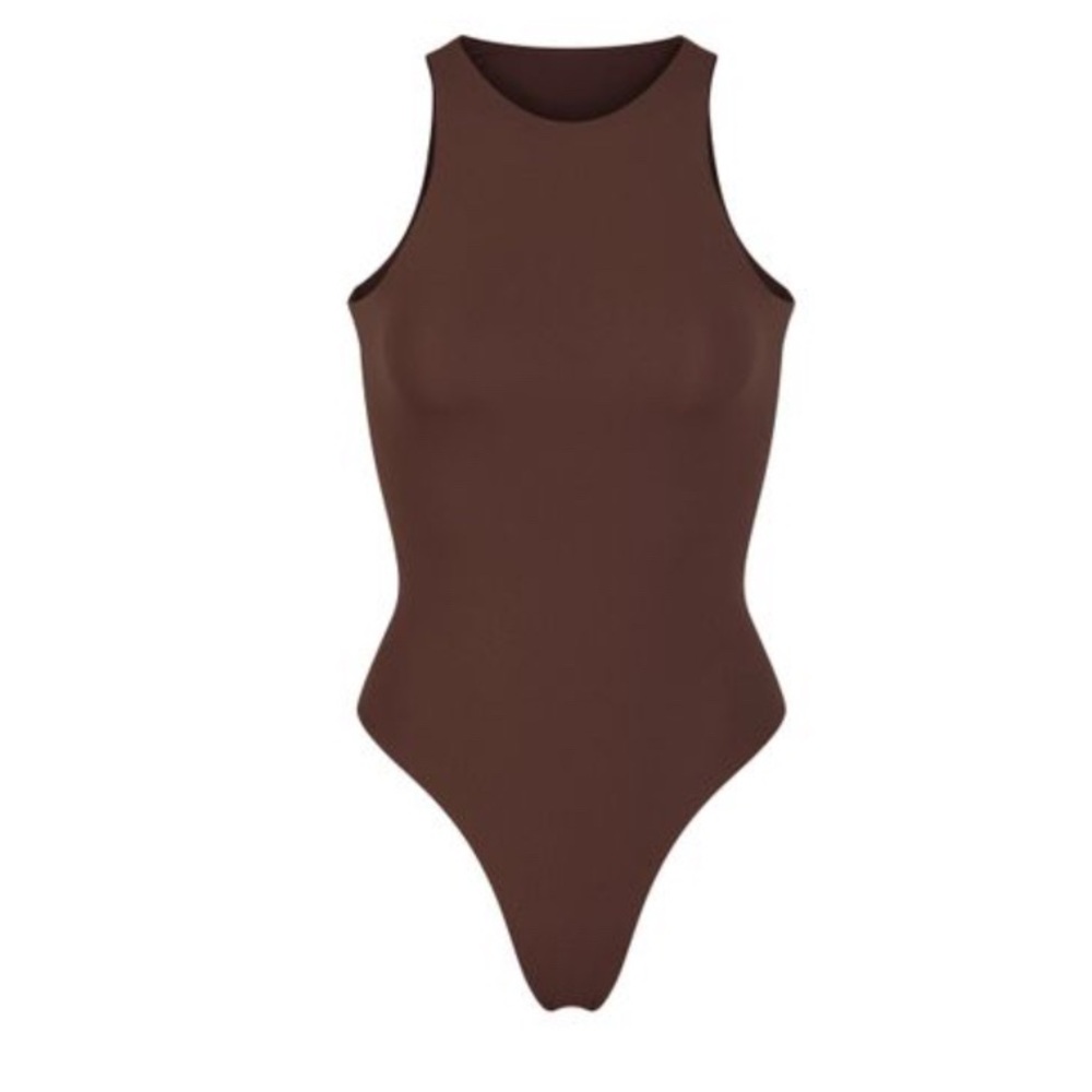 Skims Fits Everybody High Neck Bodysuit Coco XL